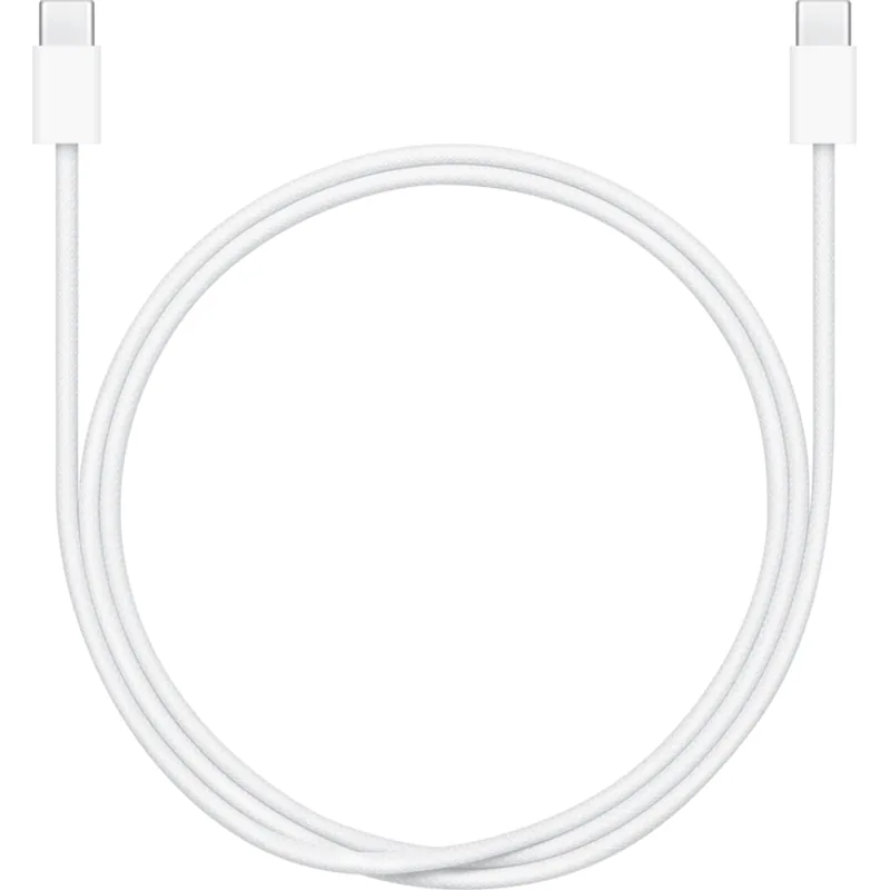 کابل USB-C بافته‌شده ۱ متری — سفید